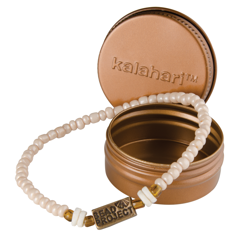 Perlearmbånd af strudseæggeskaller