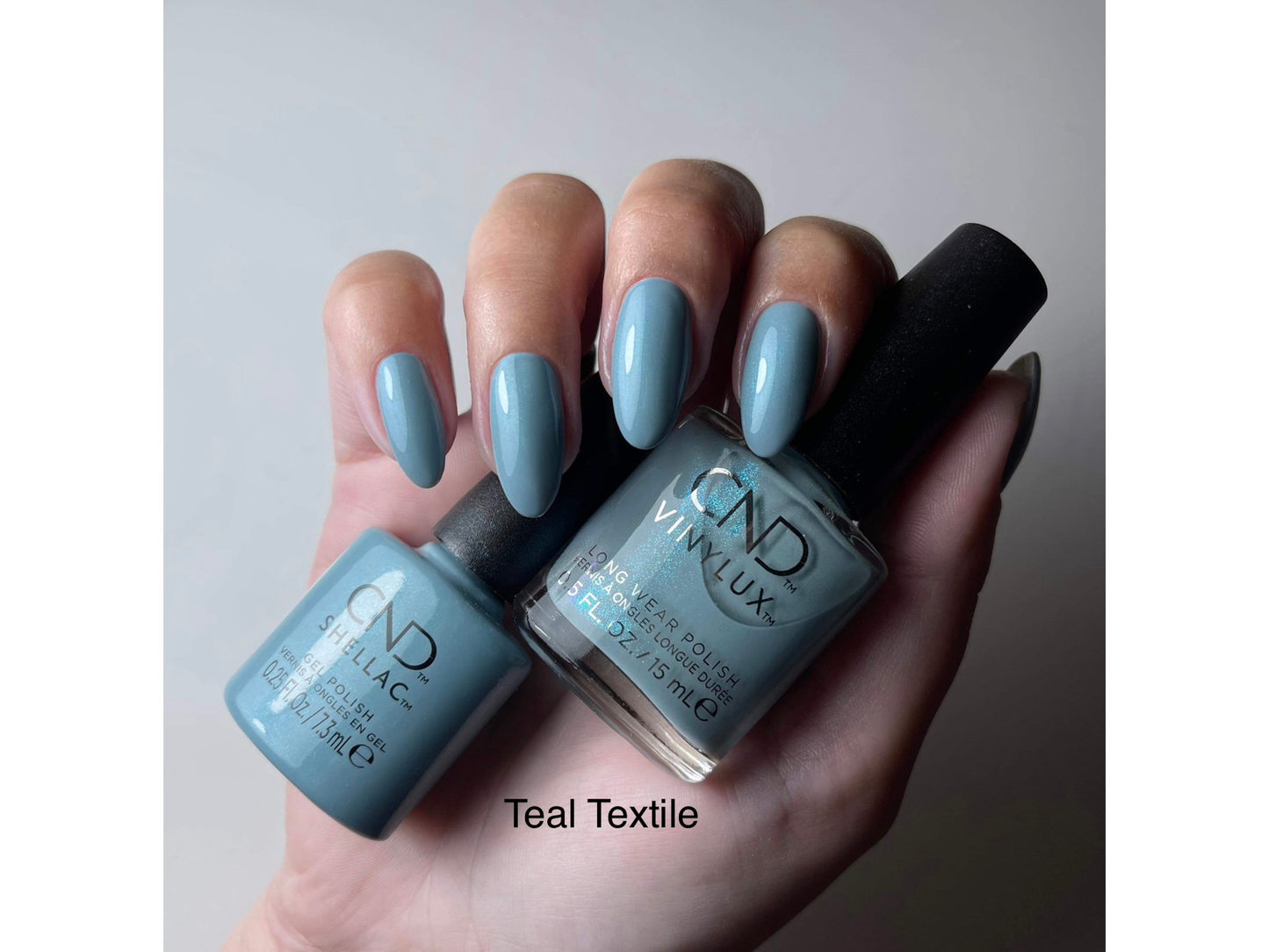 CND Vinylux lak - Sølv og grå nuancer