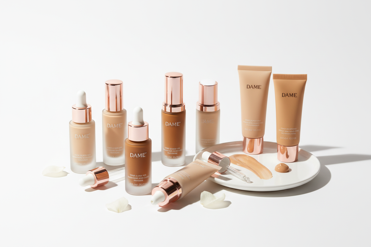 Foundation og farvede dagcremer