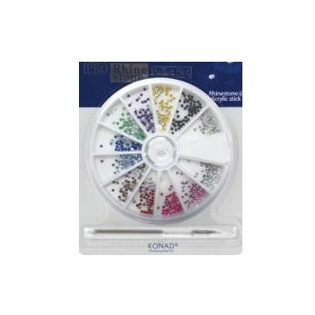 Palette med runde rhinsten