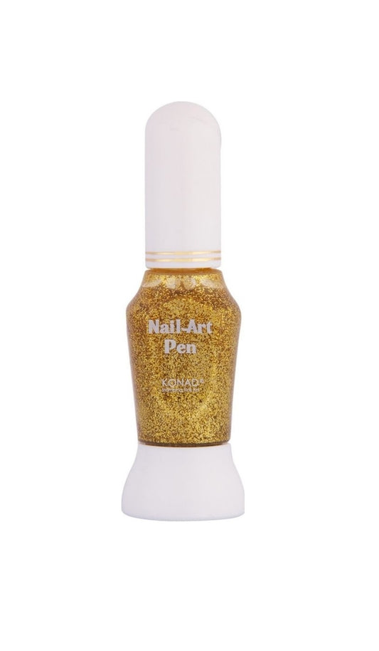Konad Nail art pen - Guld glitter