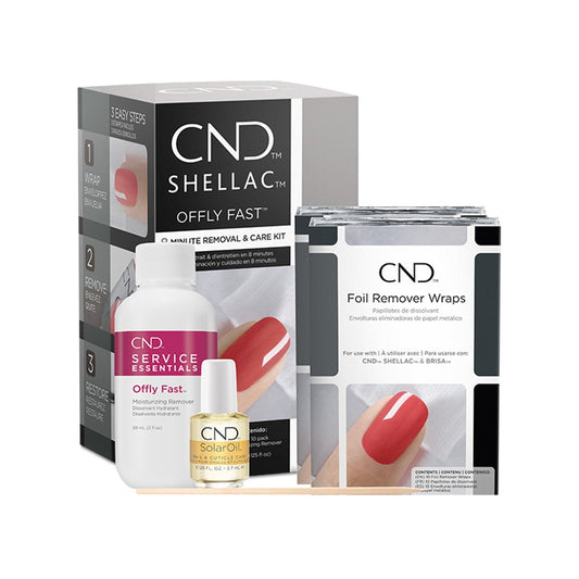 CND Offly Fast Kit til aftagning af Shellac