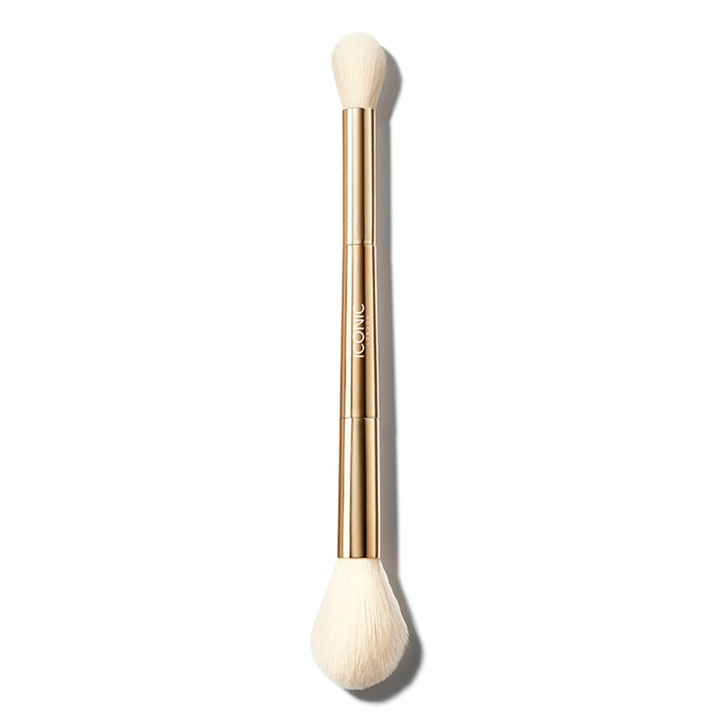 Iconic Highlight og Blush Duo Brush