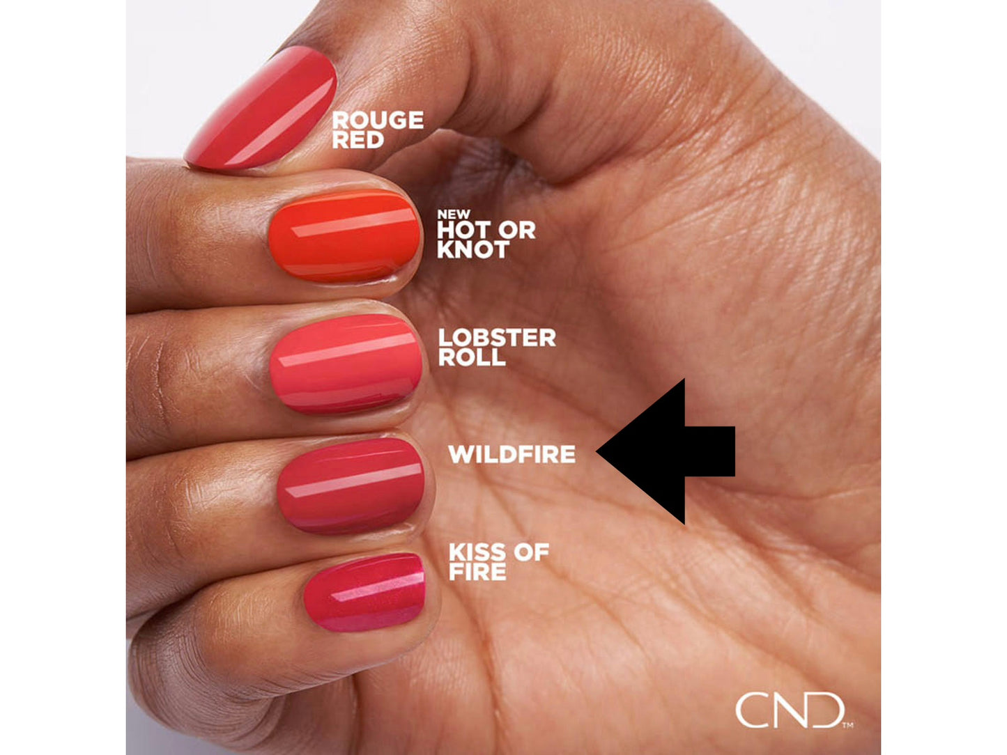 CND Vinylux lak - Røde nuancer