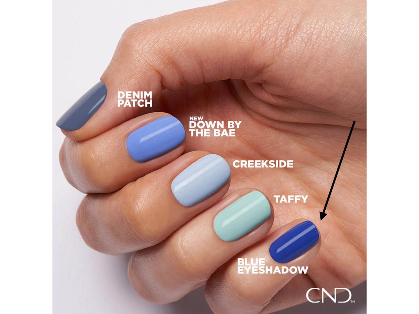 CND Vinylux lak - Blå nuancer