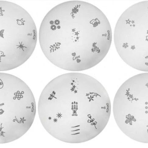 Stamping nail art sæt - Lille