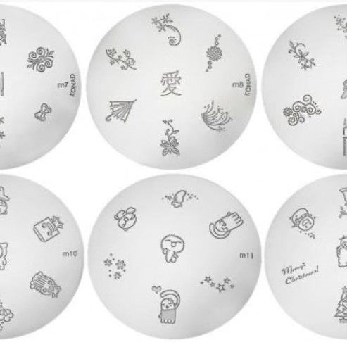 Stamping nail art sæt - Lille