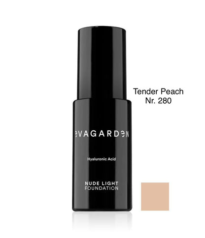 Evagarden Nude Light Foundation - flere farver