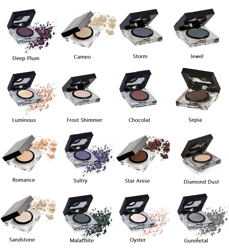 Mineralogie Pressed Eyeshadow - flere farver