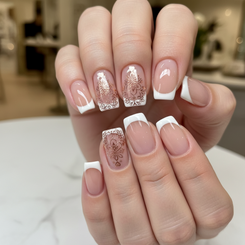 Stamping nail art sæt - Mellem