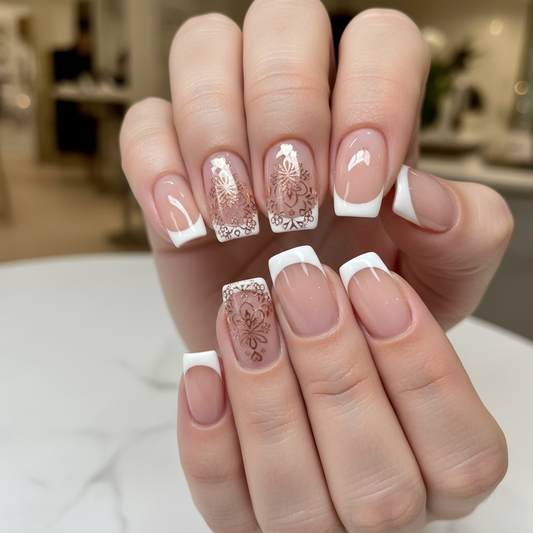 Stamping nail art sæt - Lille